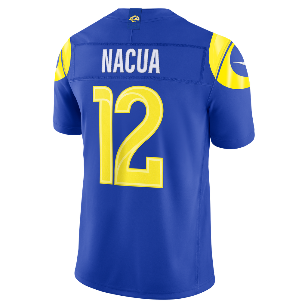 Puka Nacua Los Angeles Rams Team Vapor F.U.S.E. Stitched Limited Jersey - Royal