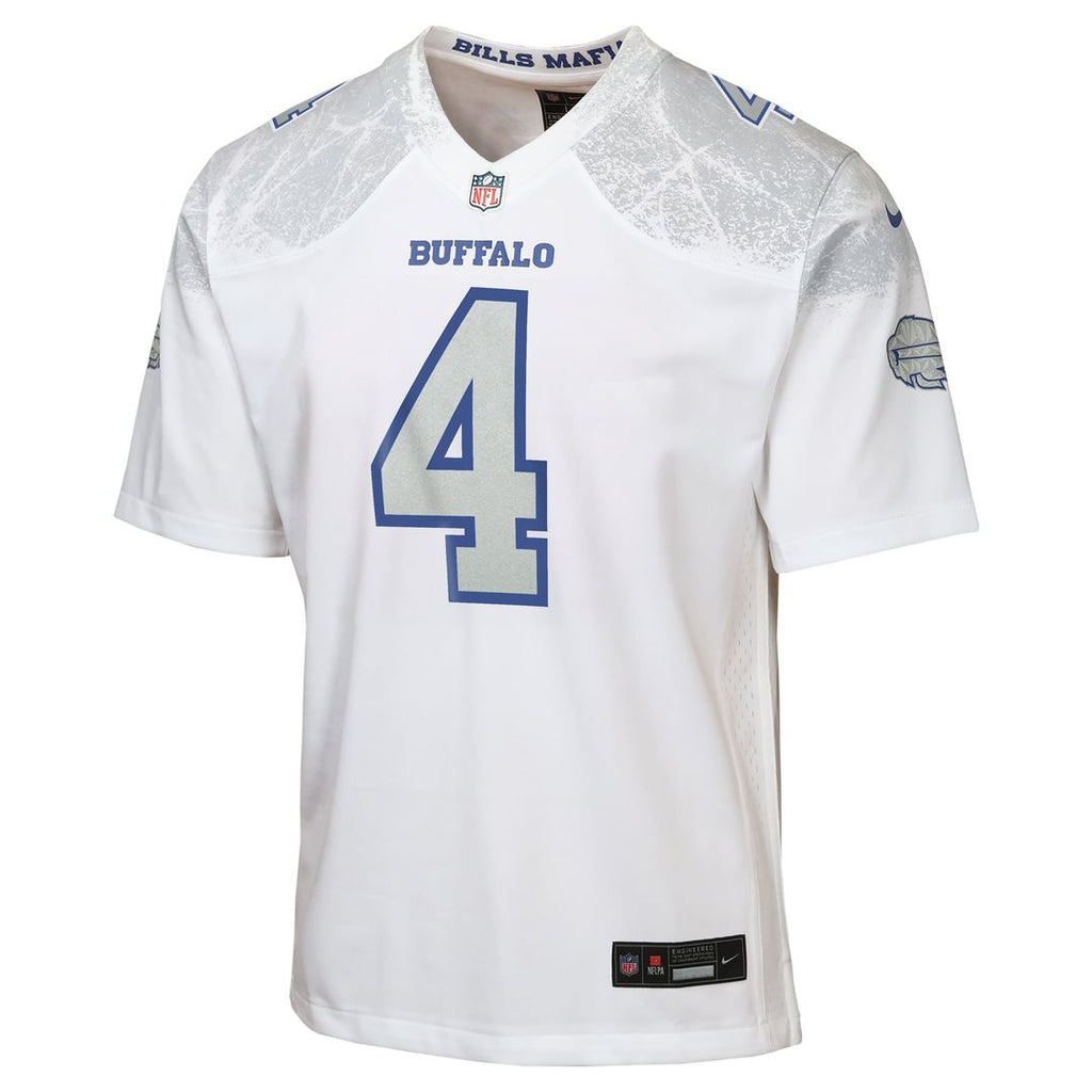 James Cook III Buffalo Bills Youth Rivalries Collection Game Jersey - White