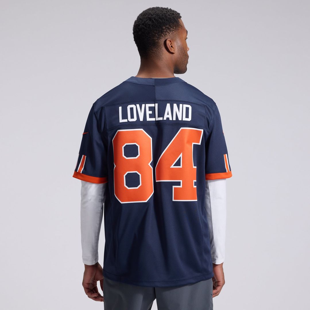 Colston Loveland Chicago Bears 2026 Rivalries Collection Stitched Limited Jersey - Navy