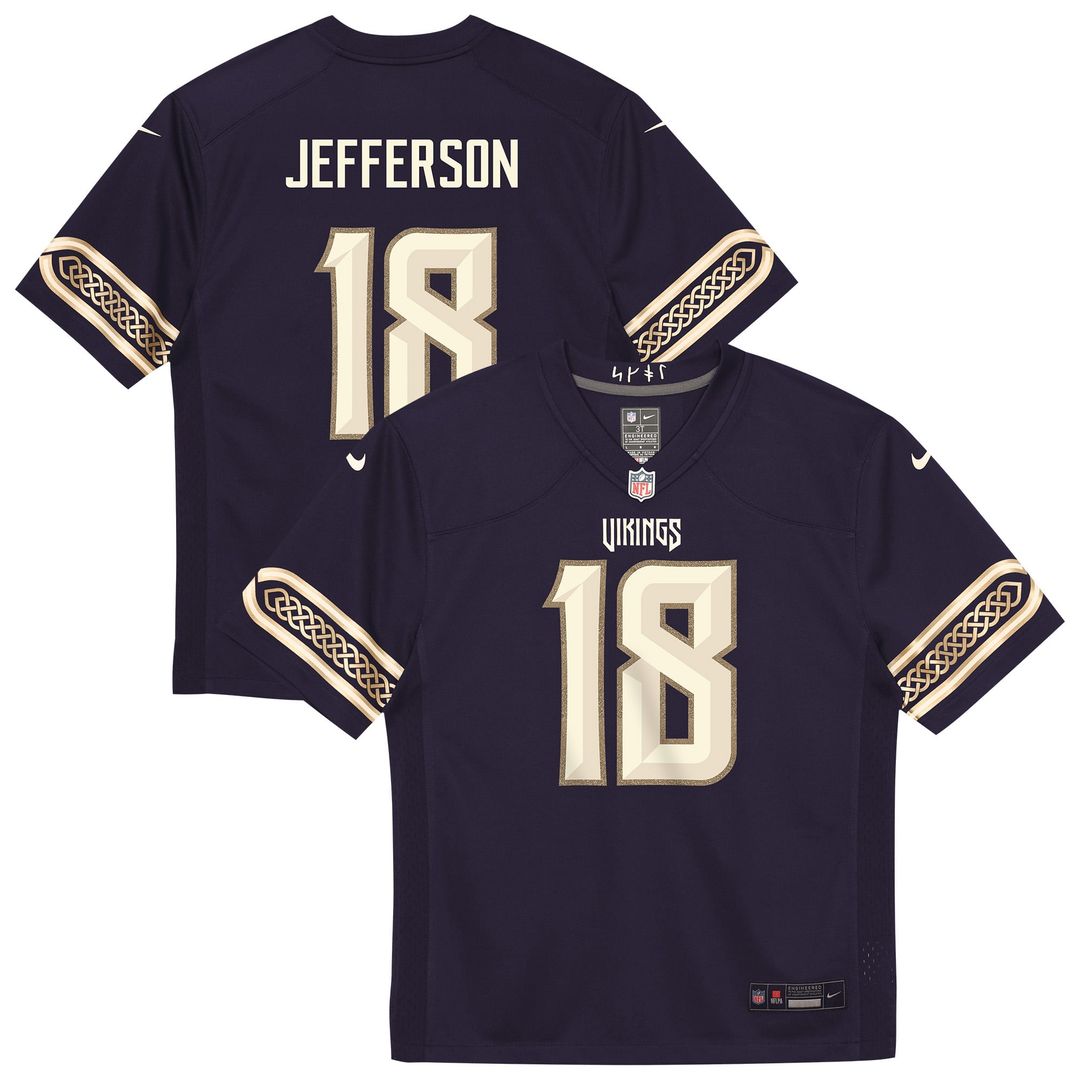 Justin Jefferson Minnesota Vikings Toddler 2026 Rivalries Collection Game Jersey - Purple