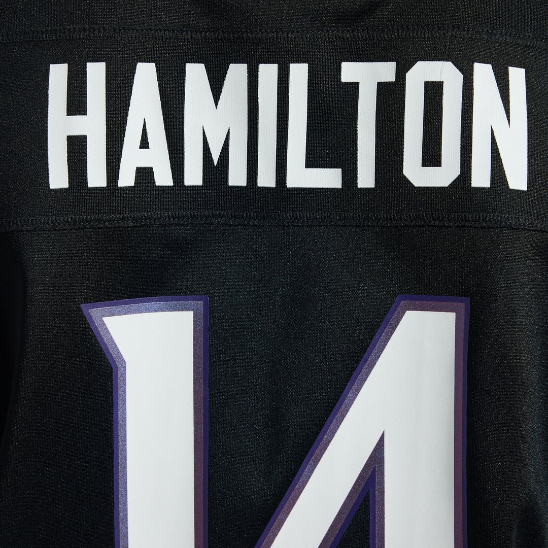 Kyle Hamilton Baltimore Ravens Women's Team Game Jersey - Purple