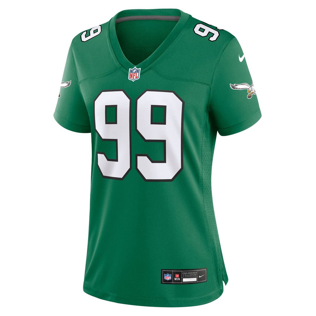 Jerome Brown Philadelphia Eagles Women's Alternate Game Jersey - Kelly Green