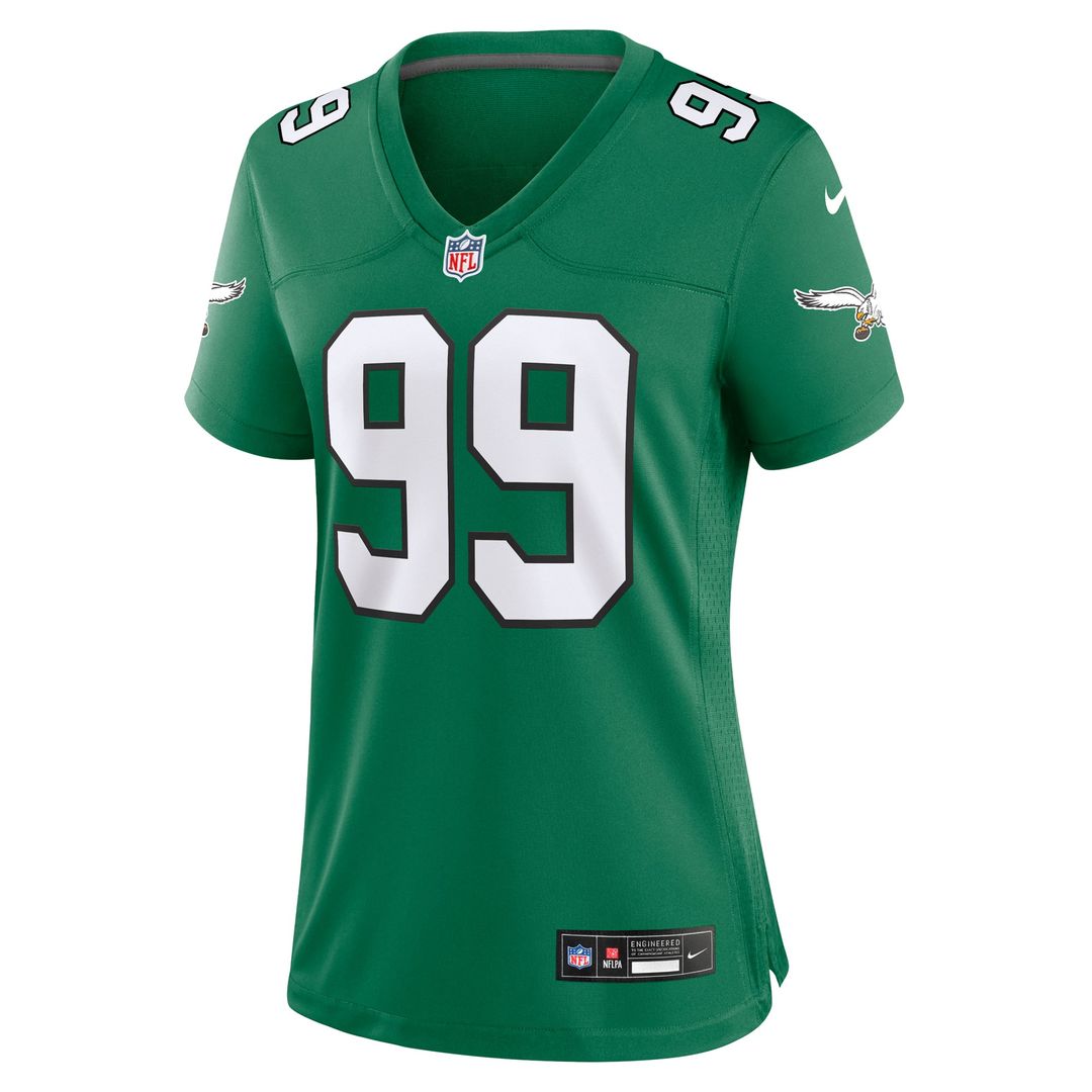 Jerome Brown Philadelphia Eagles Women's Alternate Game Jersey - Kelly Green