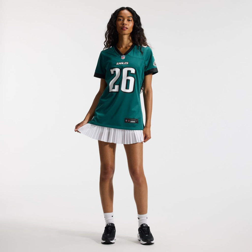 Saquon Barkley Philadelphia Eagles Women's Game Jersey - White