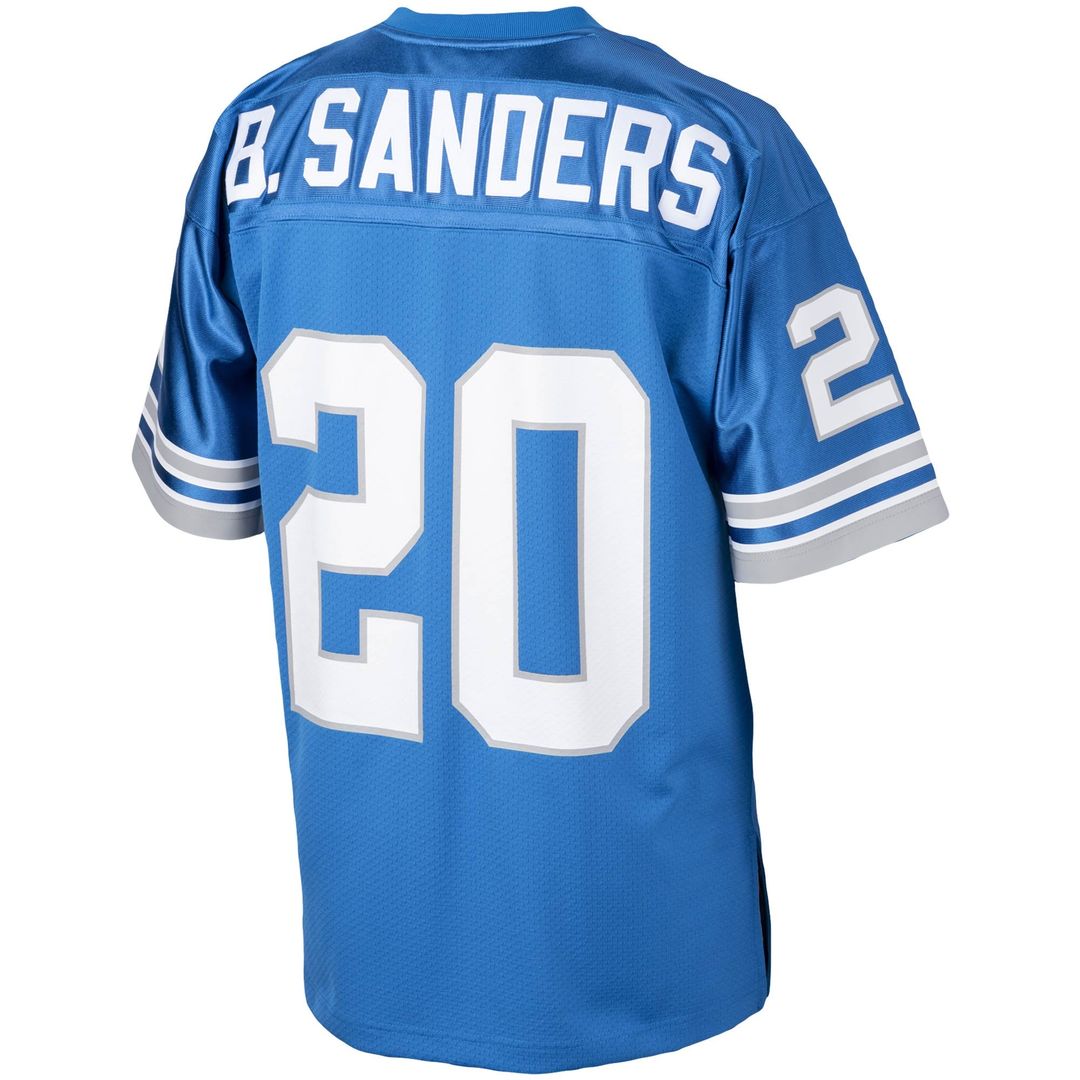 Barry Sanders Detroit Lions 1993 Authentic Throwback Retired Player Jersey - Blue