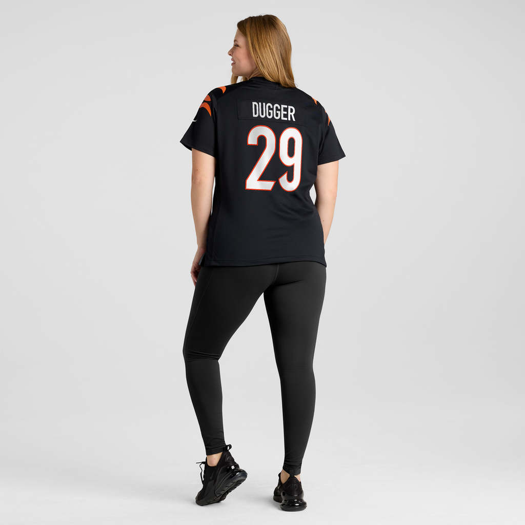 Kyle Dugger Cincinnati Bengals Women's Team Game Jersey - Black