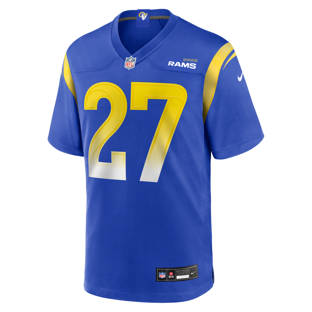 Jarquez Hunter Los Angeles Rams Team Game Jersey - Royal