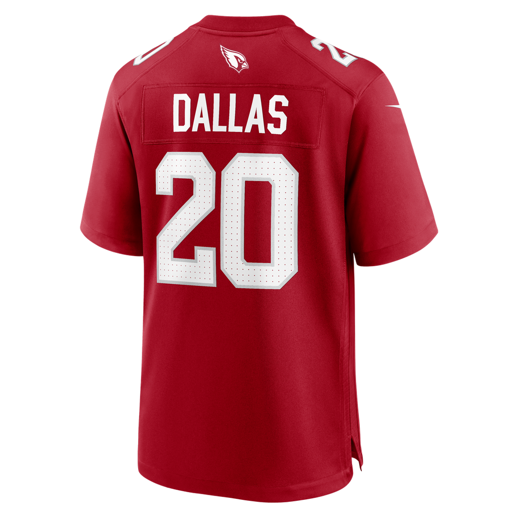 DeeJay Dallas Arizona Cardinals Team Game Jersey - Cardinal