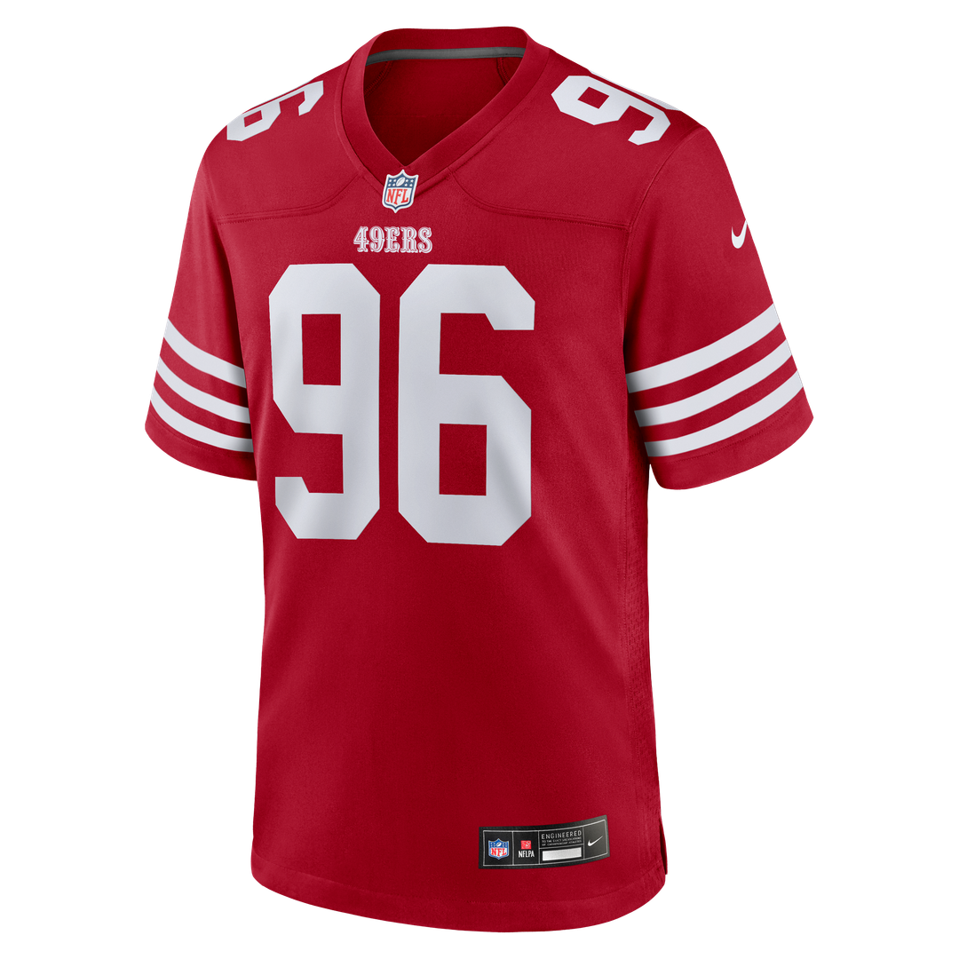 Jordan Jefferson San Francisco 49ers Team Game Jersey - Scarlet