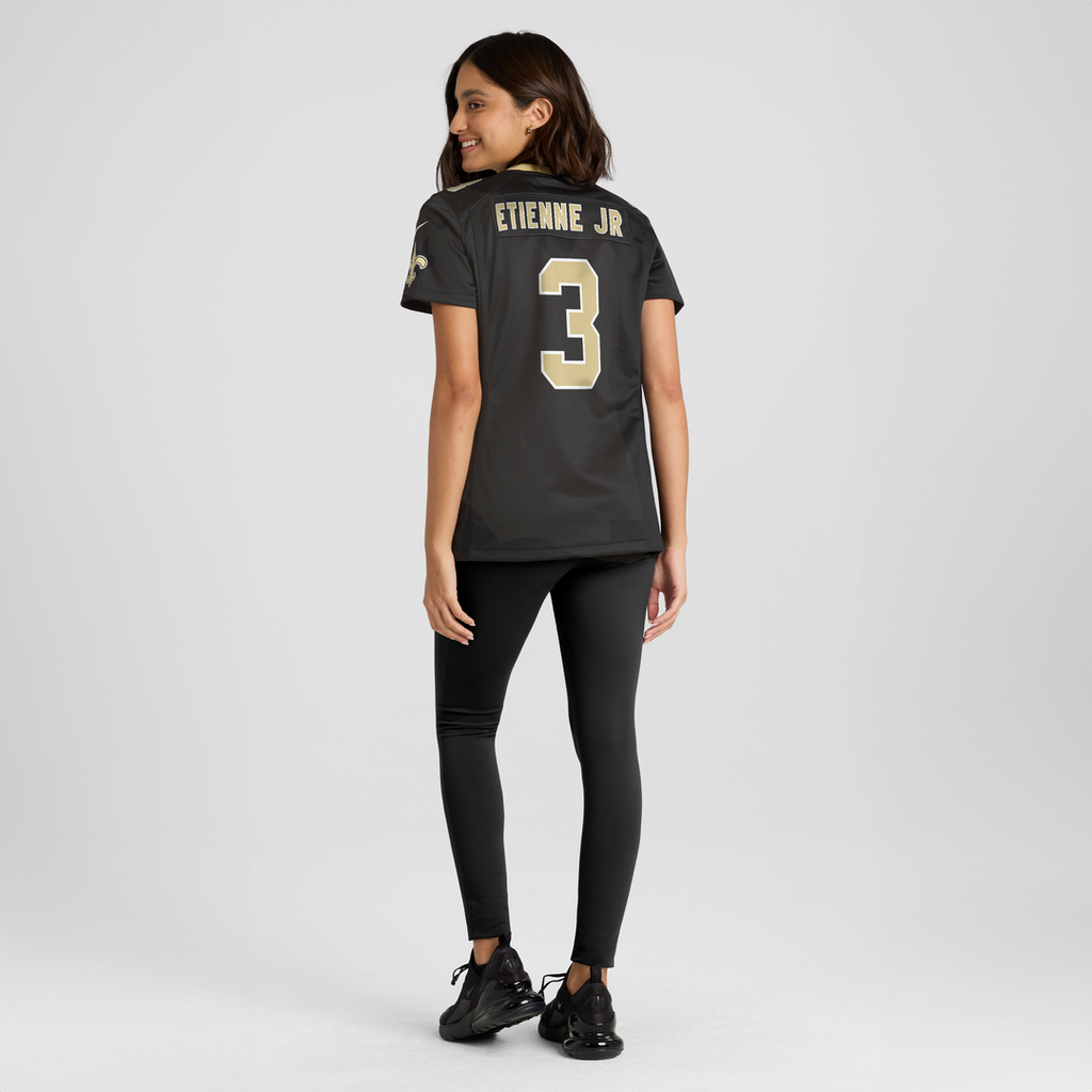 Travis Etienne Jr New Orleans Saints Women's Team Game Jersey - Black
