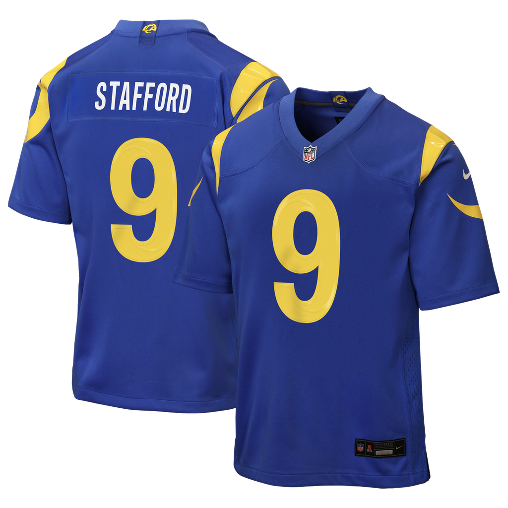Matthew Stafford Los Angeles Rams Youth Team Game Jersey - Royal