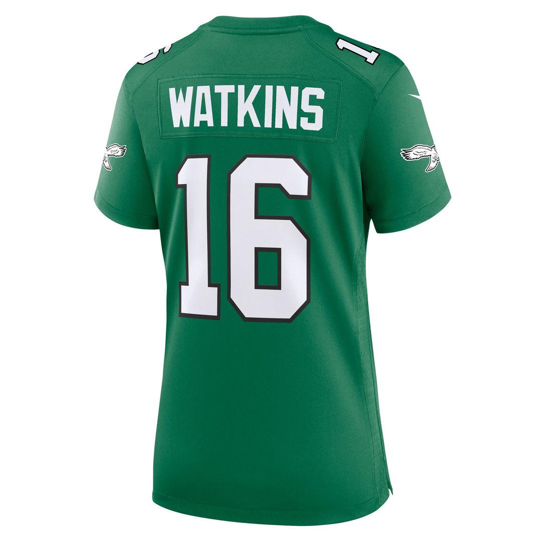 Quez Watkins Philadelphia Eagles Women's Alternate Game Jersey - Kelly Green