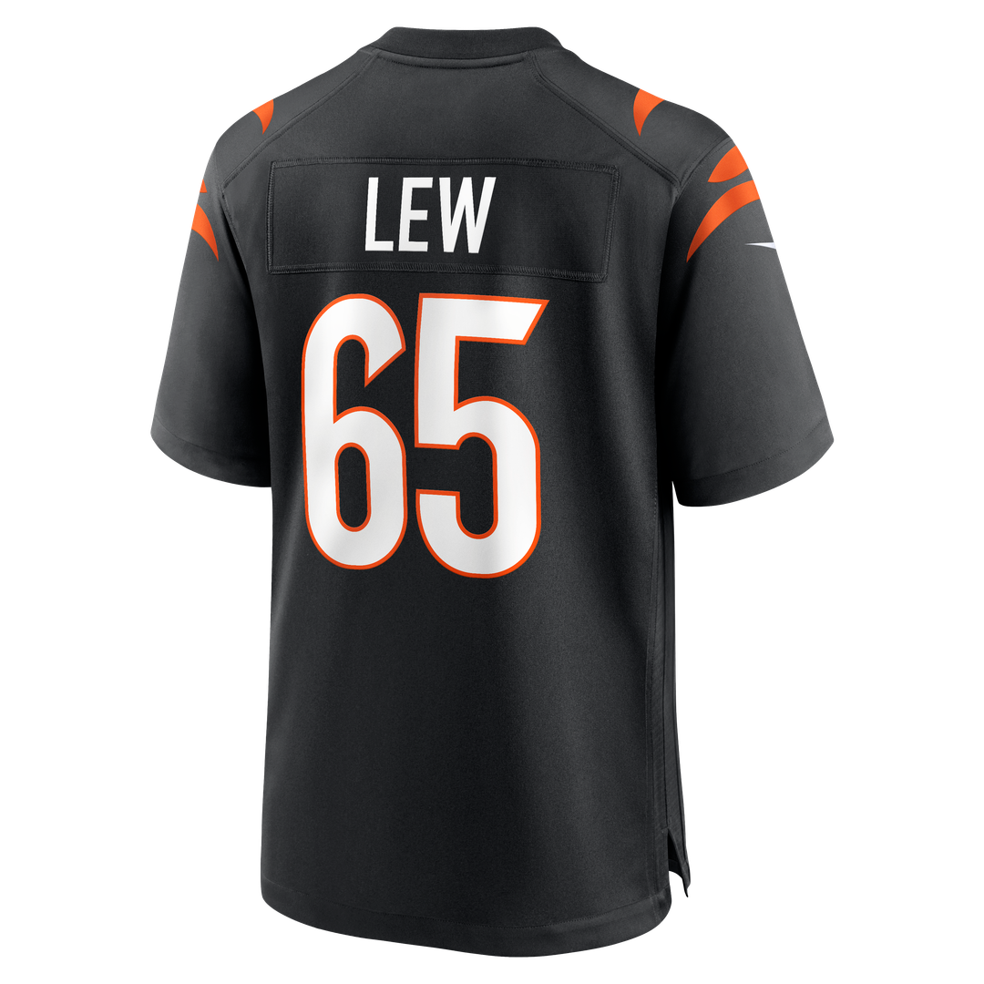 Connor Lew Cincinnati Bengals Team Game Jersey - Black