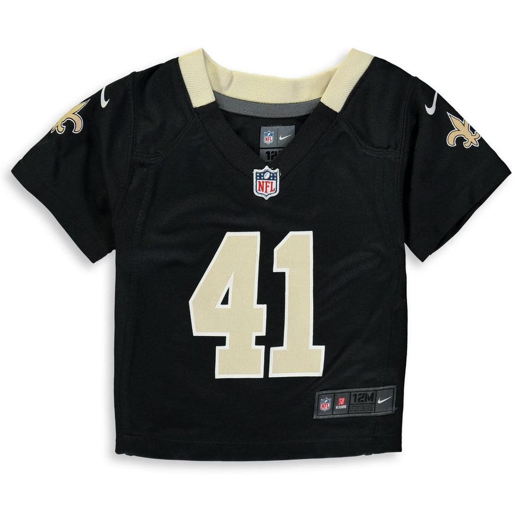 Alvin Kamara New Orleans Saints Infant Team Player Game Jersey - Black
