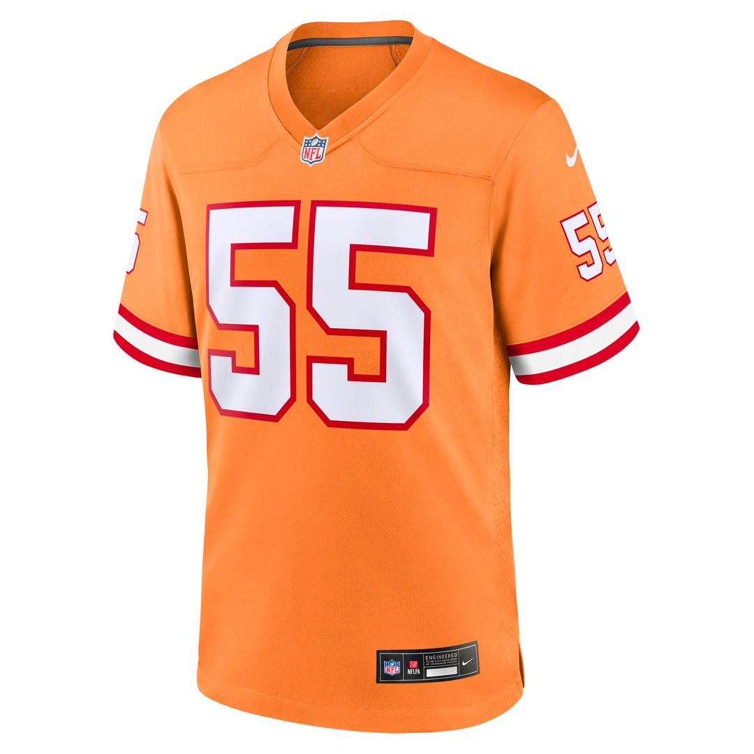 Derrick Brooks Tampa Bay Buccaneers Youth Retired Player Game Jersey - Orange
