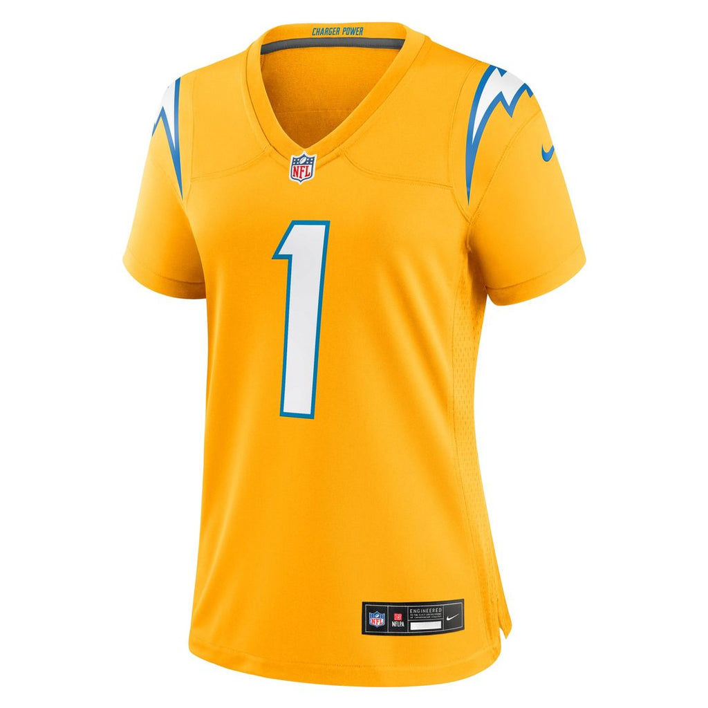 Quentin Johnston Los Angeles Chargers Women's Alternate Super Chargers Game Jersey - Navy