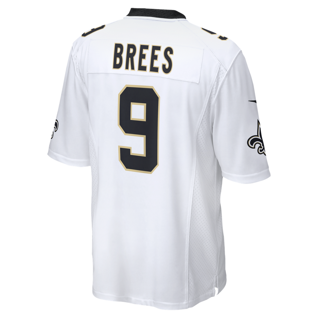 Drew Brees New Orleans Saints Team Game Jersey - Black