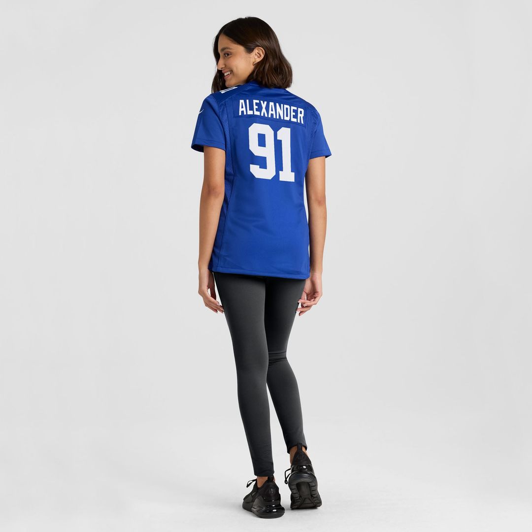 Darius Alexander New York Giants Women's Team Game Jersey - Royal