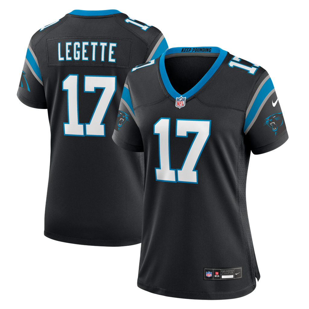 Xavier Legette Carolina Panthers Women's Game Jersey - Black