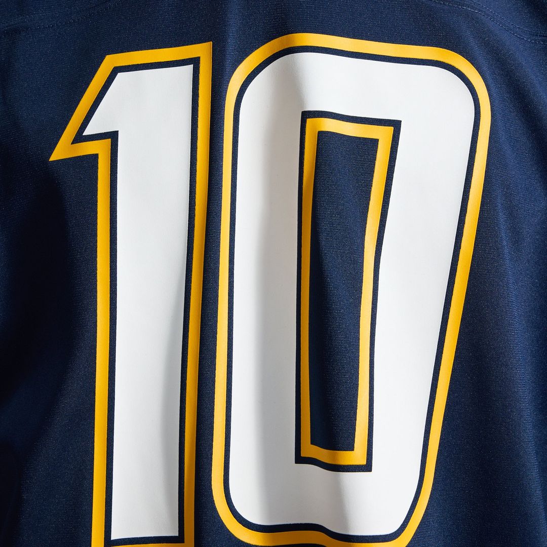 Justin Herbert Los Angeles Chargers Alternate Super Chargers Game Player Jersey - Navy