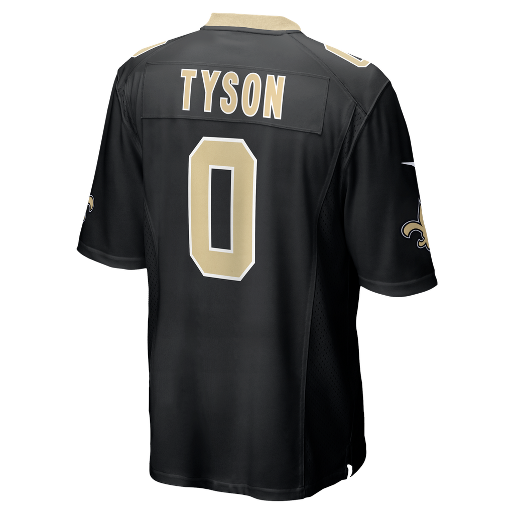 Jordyn Tyson New Orleans Saints Team Game Jersey - Black