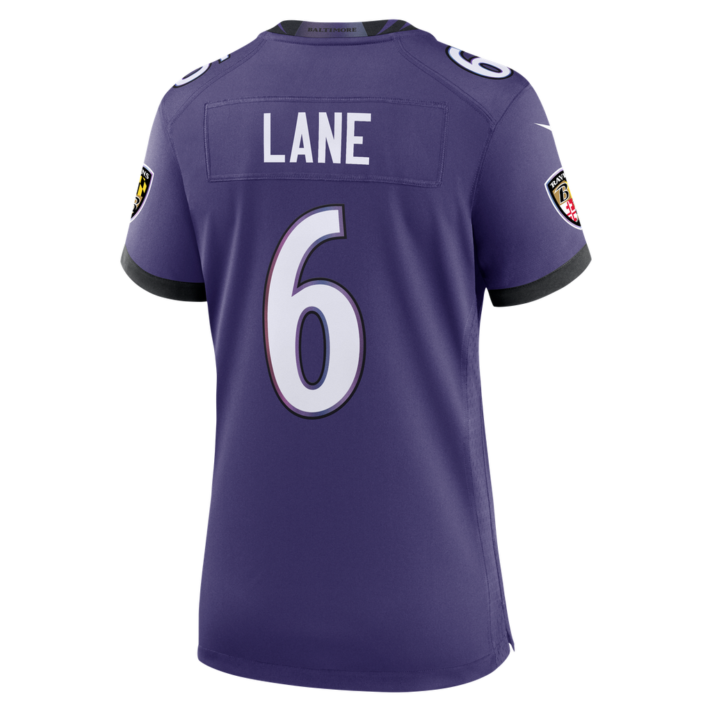 Ja'Kobi Lane Baltimore Ravens Women's Team Game Jersey - Purple