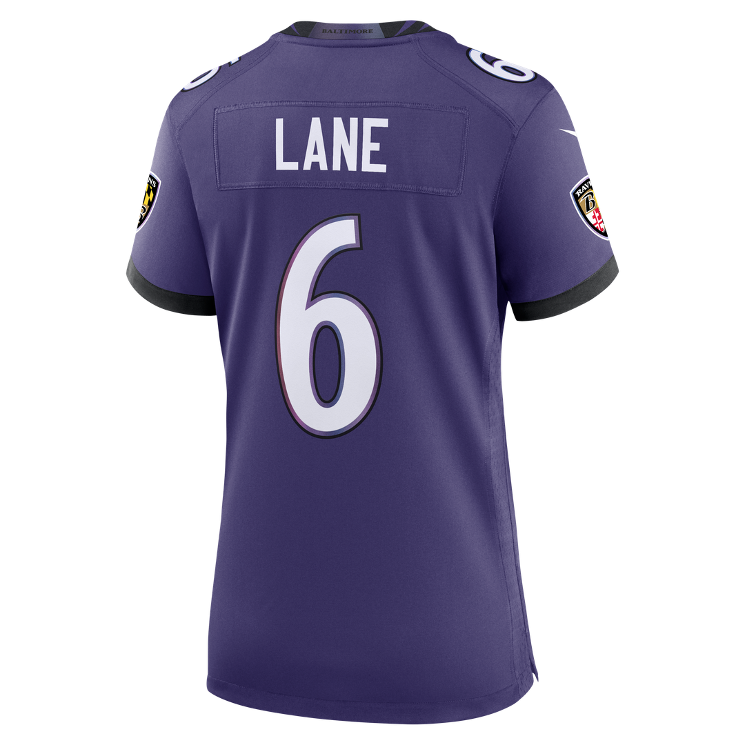 Ja'Kobi Lane Baltimore Ravens Women's Team Game Jersey - Purple