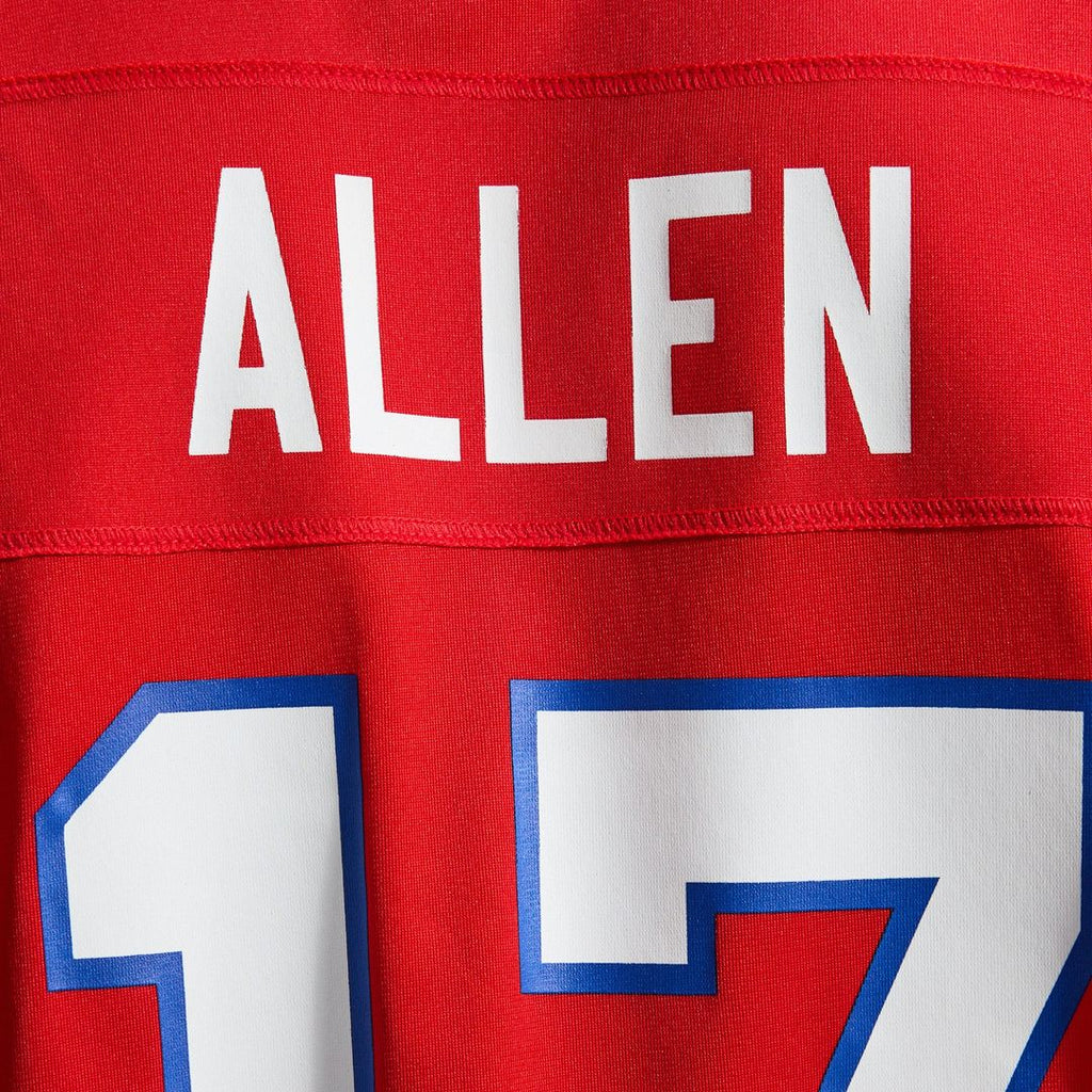 Josh Allen Buffalo Bills Game Player Jersey - White