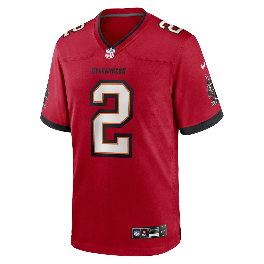 Emeka Egbuka Tampa Bay Buccaneers Alternate Game Player Jersey - Pewter