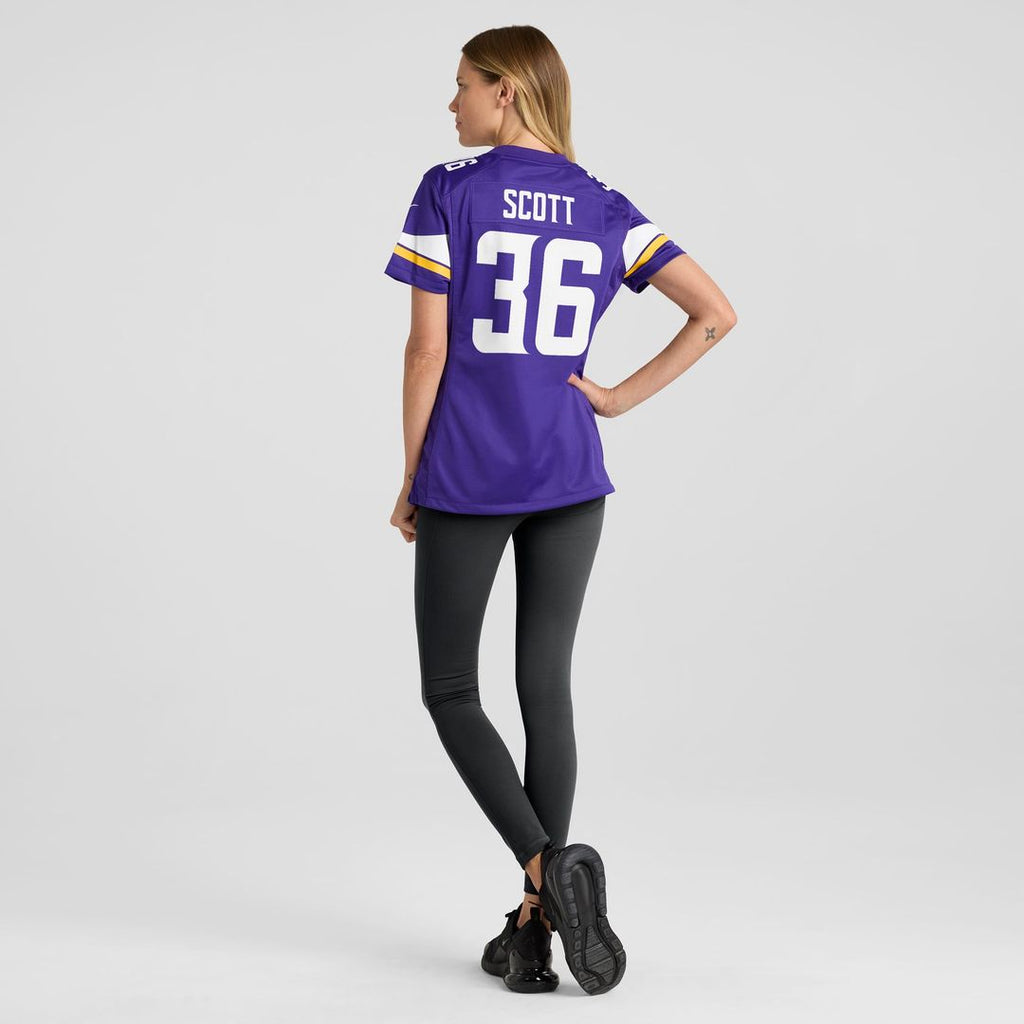 Zavier Scott Minnesota Vikings Women's Team Game Jersey - Purple