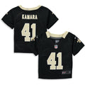 Alvin Kamara New Orleans Saints Infant Team Player Game Jersey - Black