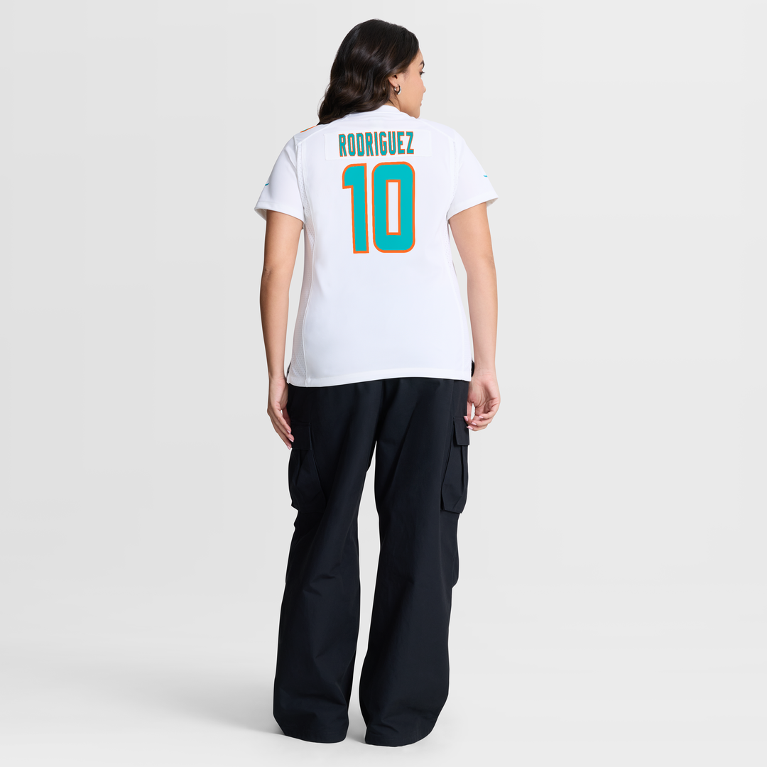 Jacob Rodriguez Miami Dolphins Women's Team Game Jersey - Aqua