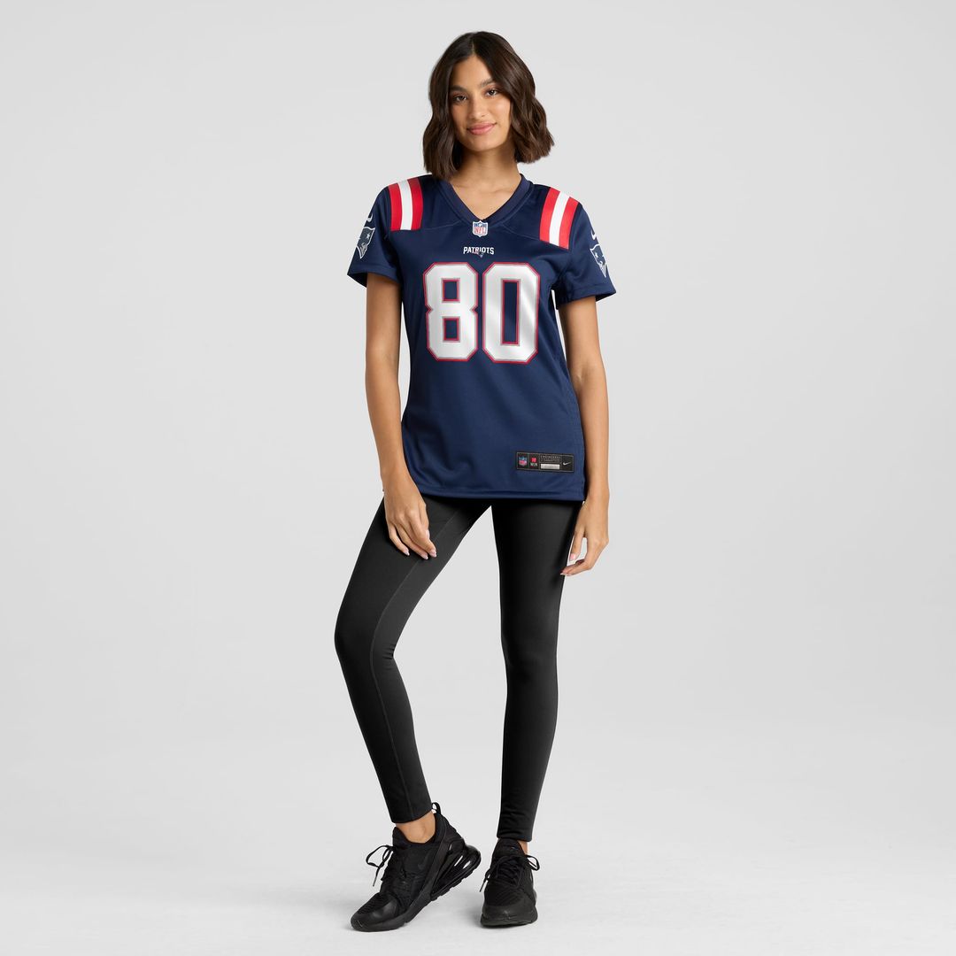 Troy Brown New England Patriots Women's Game Retired Player Jersey - Navy