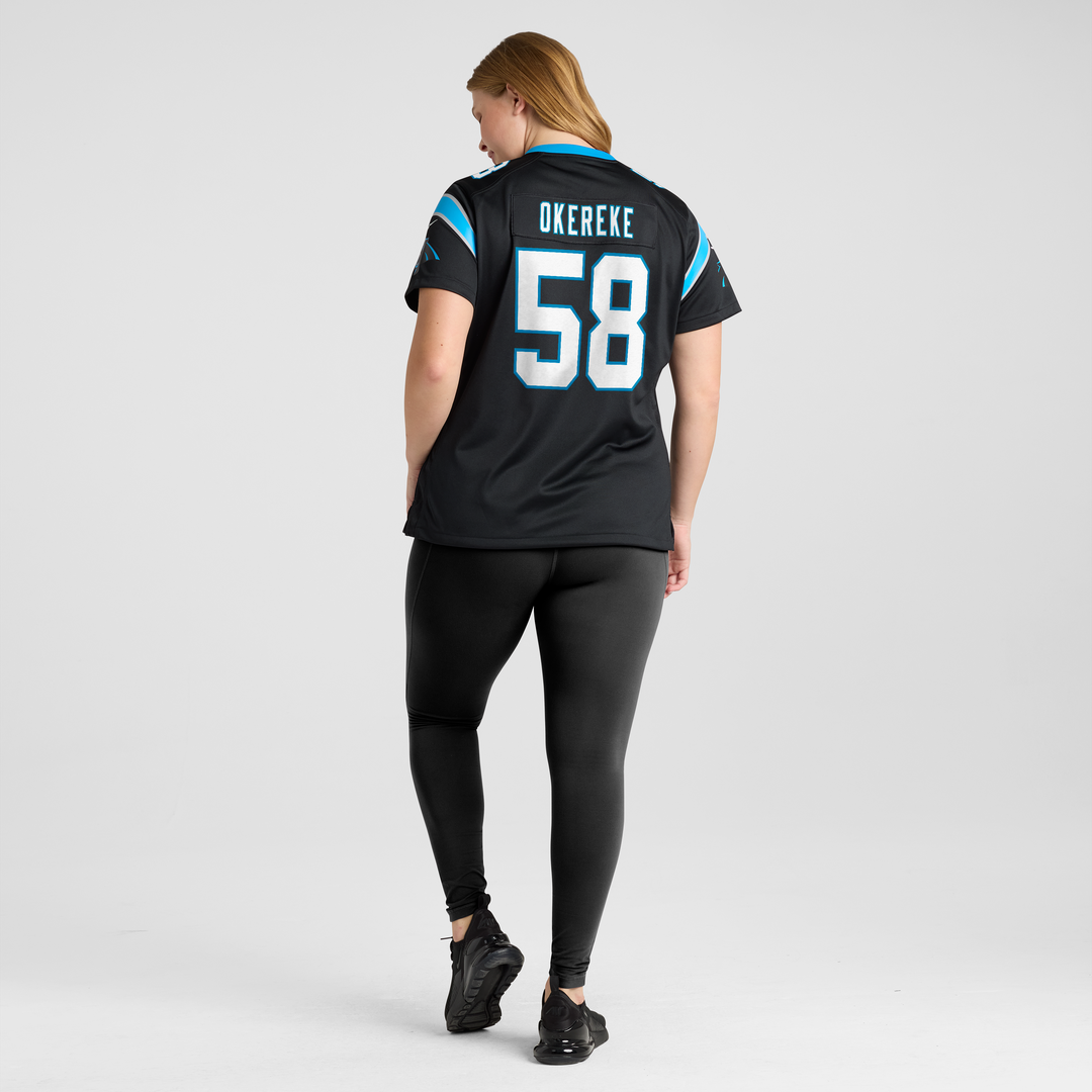 Bobby Okereke Carolina Panthers Women's Team Game Jersey - Black