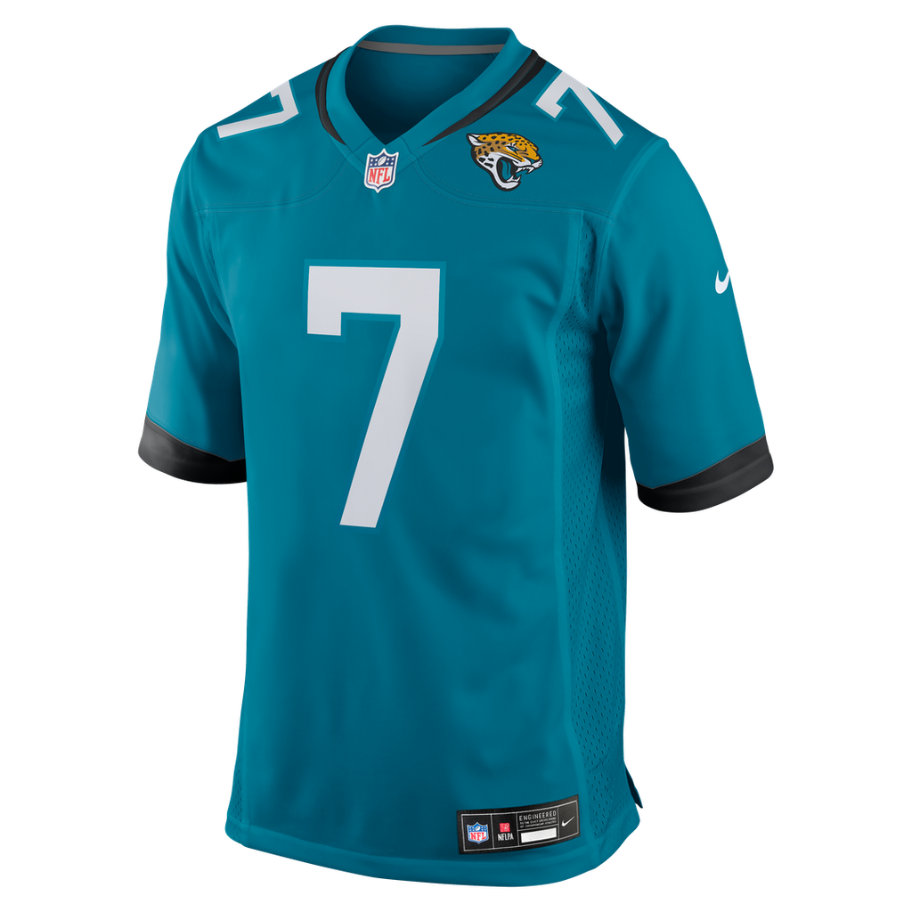 Byron Leftwich Jacksonville Jaguars Retired Player Game Jersey - Teal