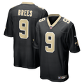 Drew Brees New Orleans Saints Team Game Jersey - Black