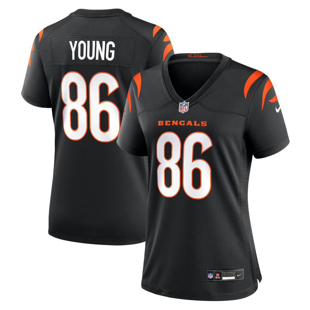 Colbie Young Cincinnati Bengals Women's Team Game Jersey - Black