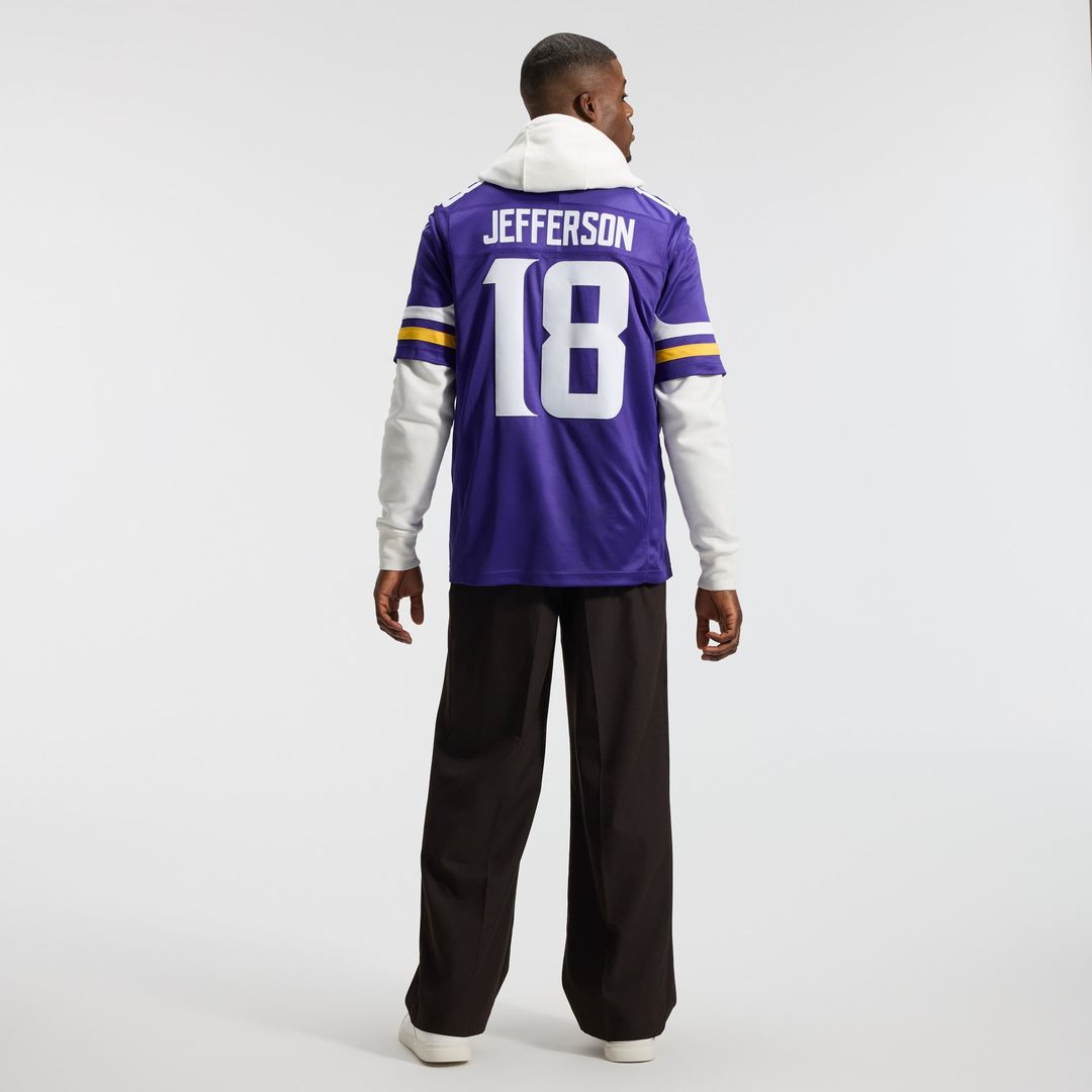 Justin Jefferson Minnesota Vikings Alternate Vapor F.U.S.E. Stitched Limited Jersey - White