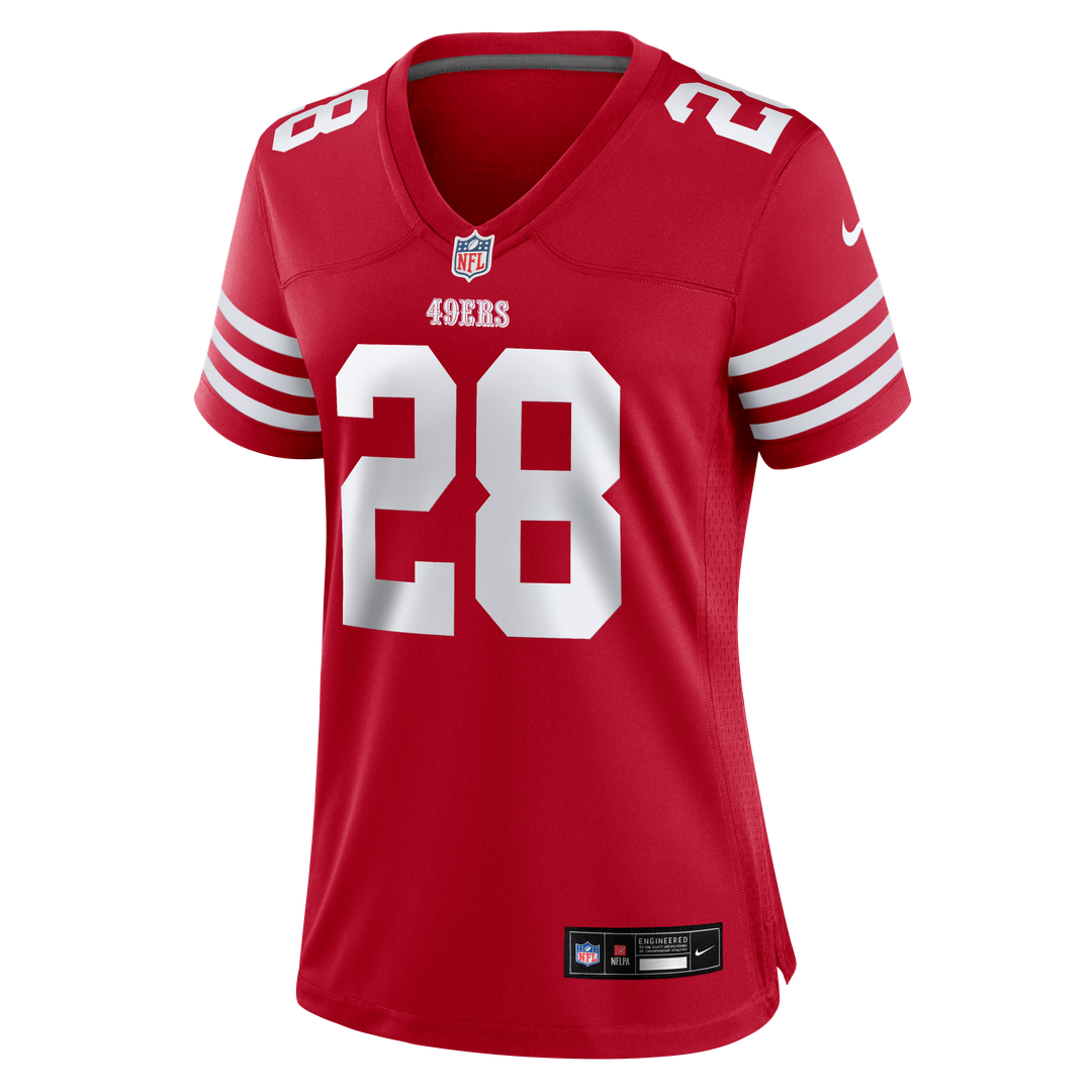 Ephesians Prysock San Francisco 49ers Women's Team Game Jersey - Scarlet