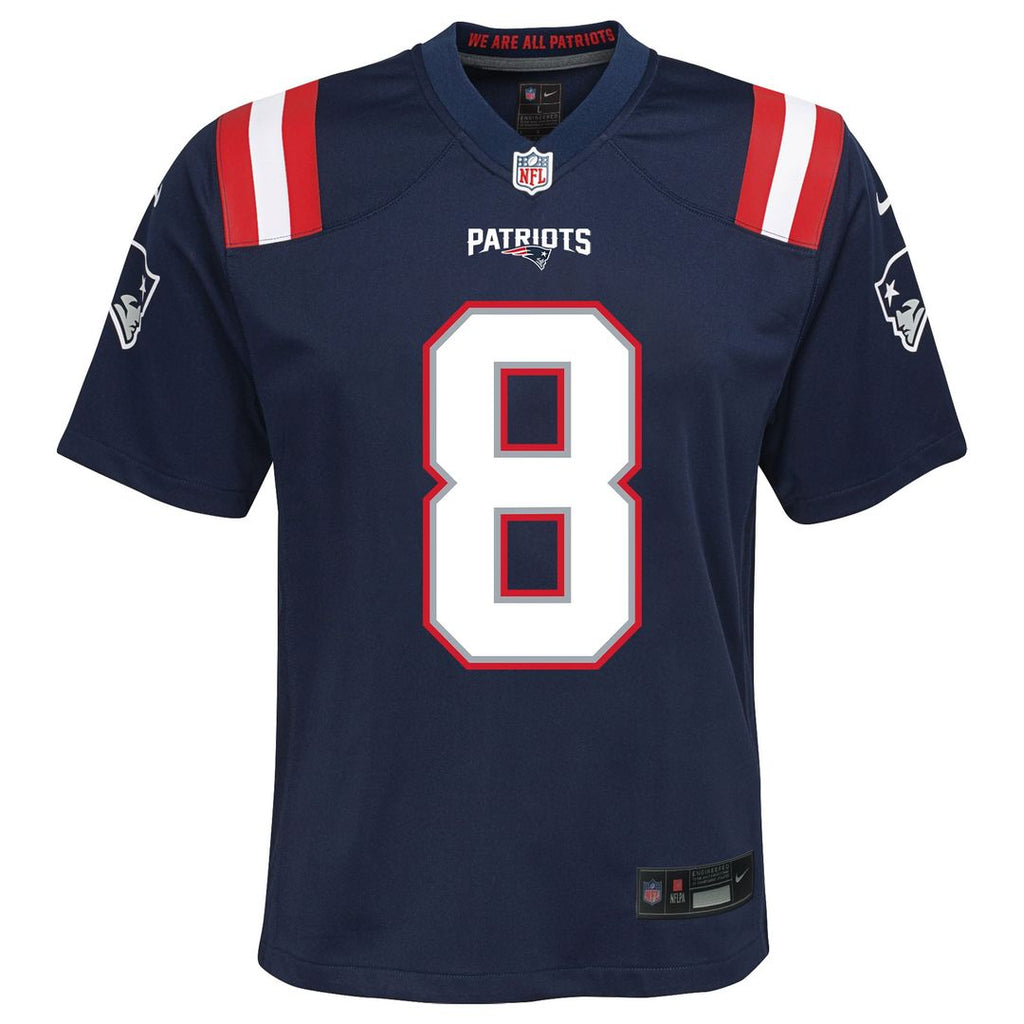 Stefon Diggs New England Patriots Youth Team Game Jersey - Navy