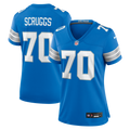 Juice Scruggs Detroit Lions Women's Team Game Jersey - Blue