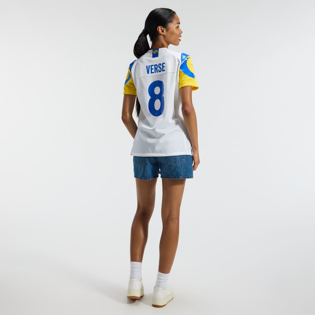 Jared Verse Los Angeles Rams Women's Team Game Jersey - Royal