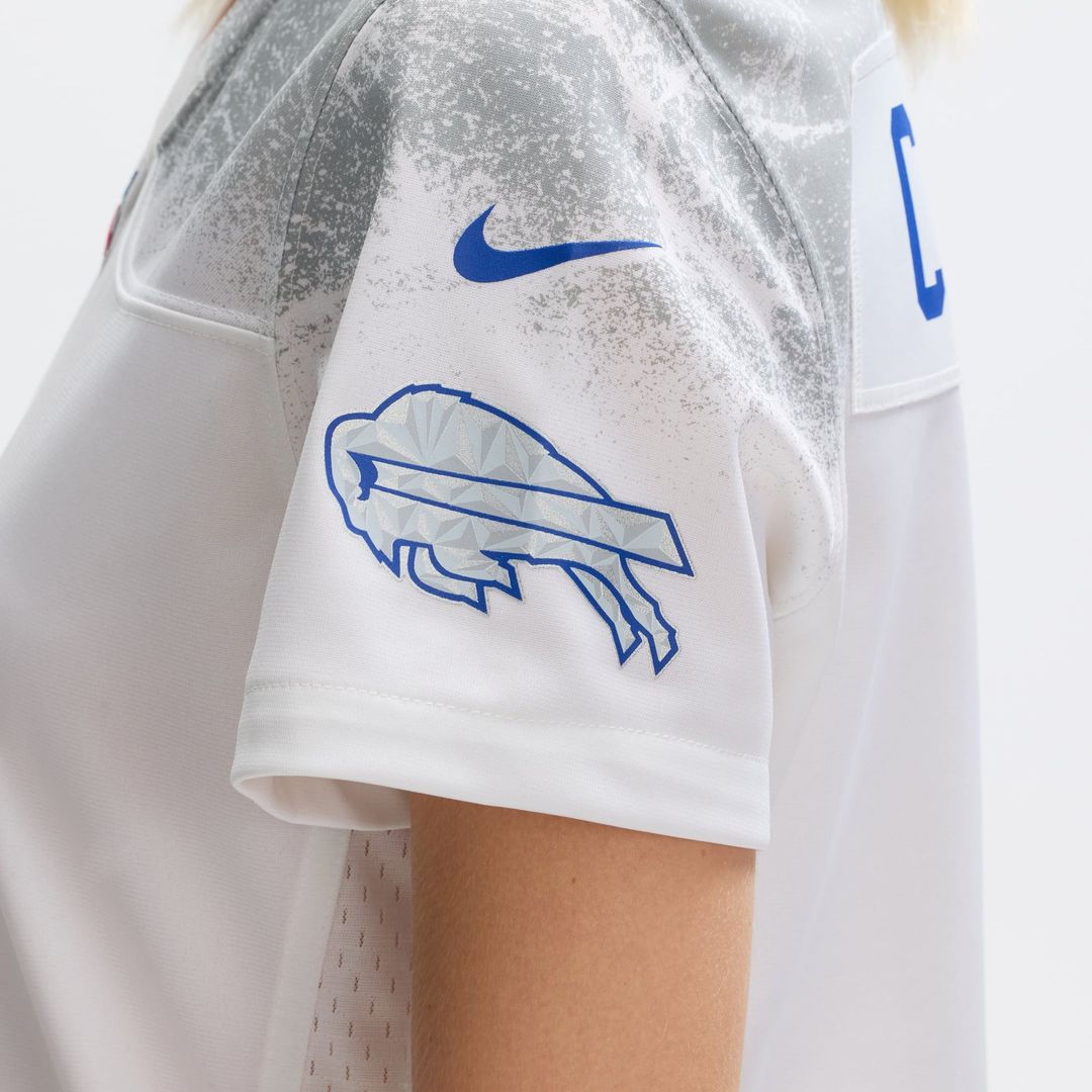 Keon Coleman Buffalo Bills Women's Rivalries Collection Game Jersey - White