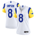 Ty Simpson Los Angeles Rams Women's Game Jersey - White