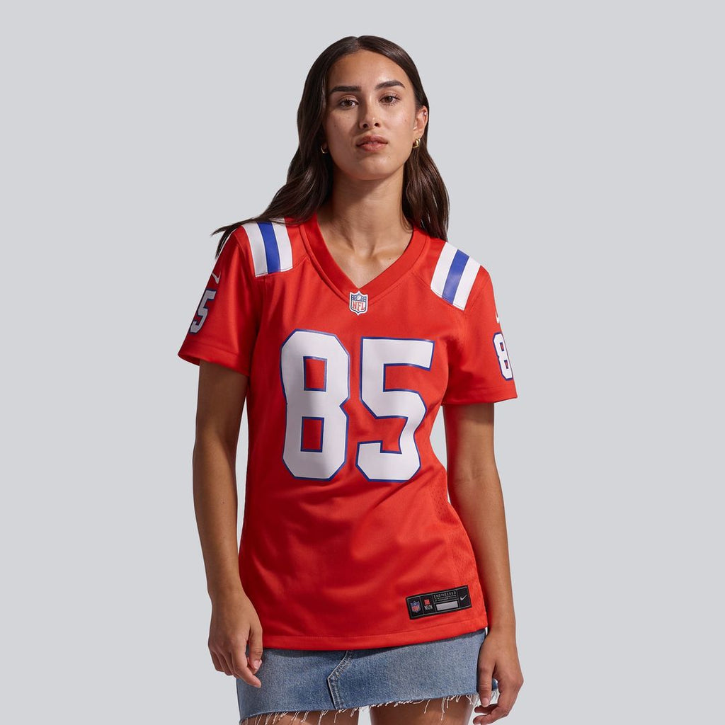 Hunter Henry New England Patriots Women's Team Game Jersey - Red