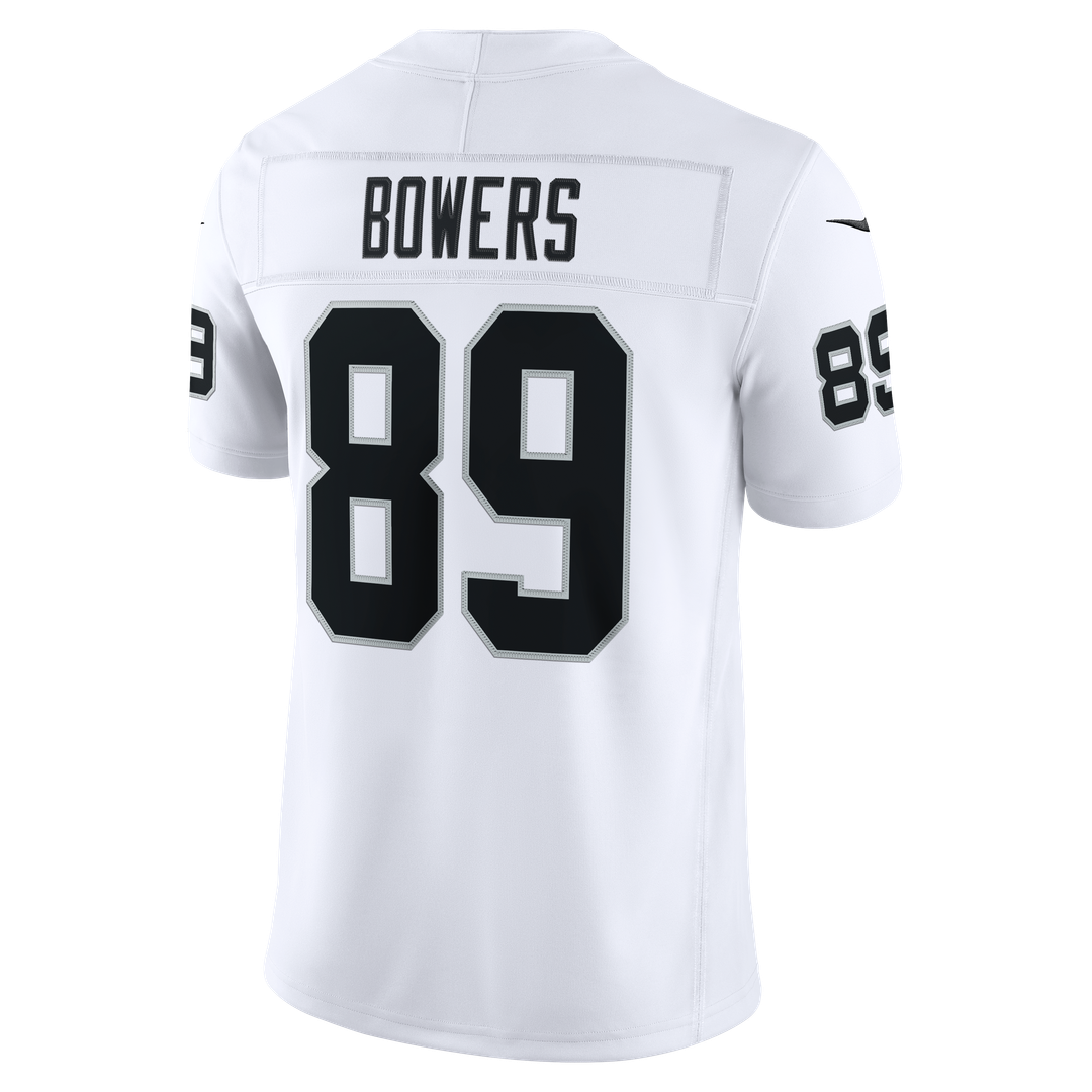 Brock Bowers Las Vegas Raiders Vapor F.U.S.E. Stitched Limited Jersey - White