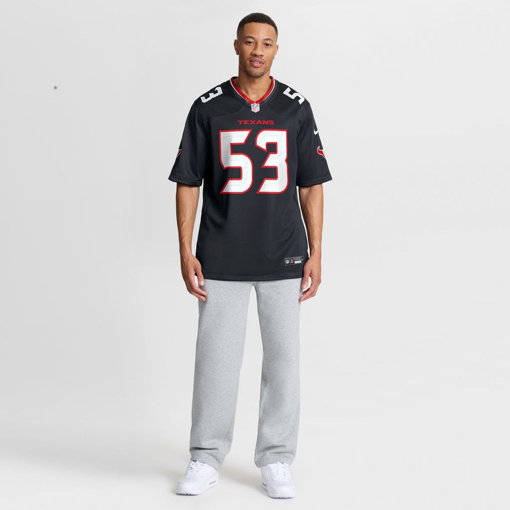 Caleb Johnson Houston Texans Team Game Jersey - Navy