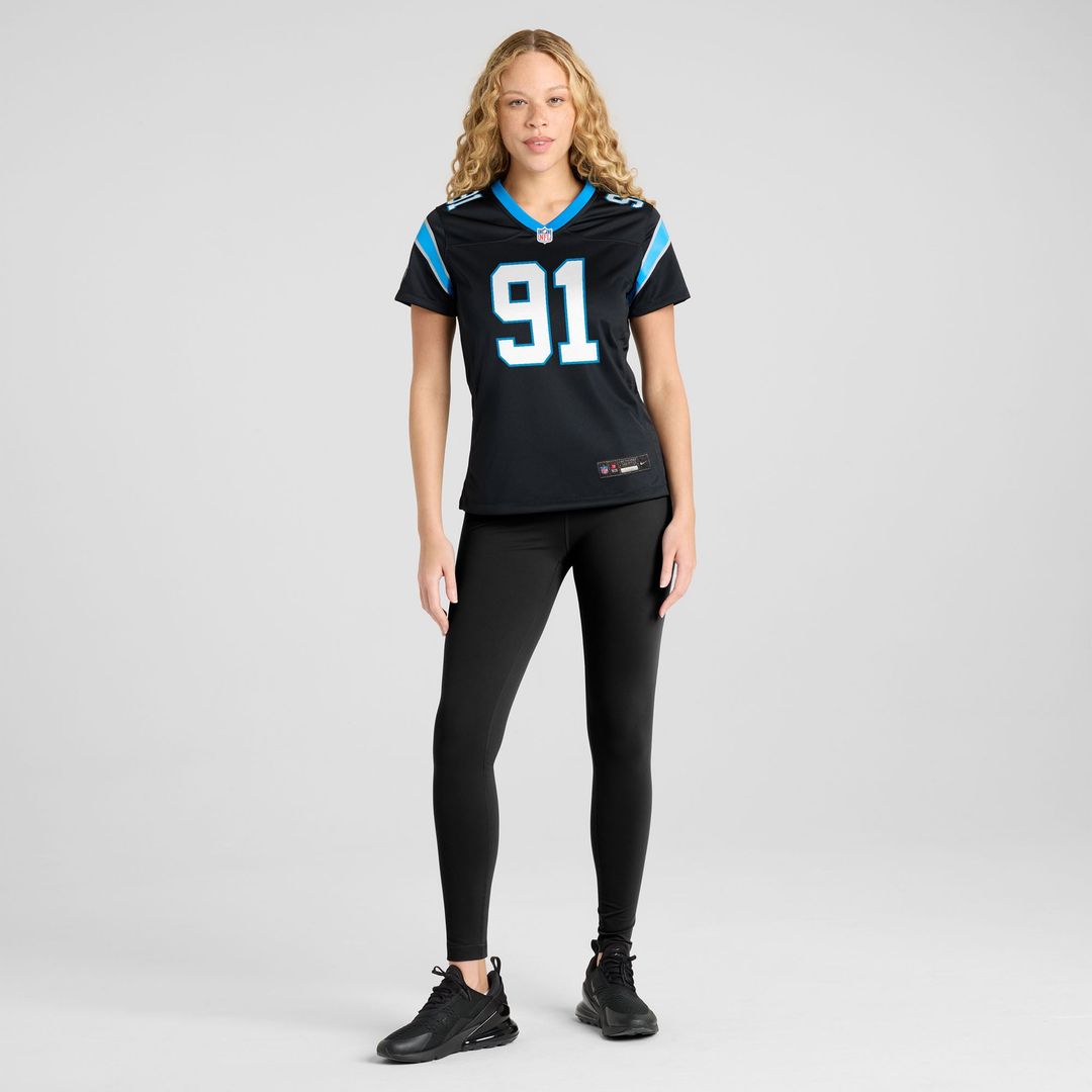 Patrick Jones II Carolina Panthers Women's Team Game Jersey - Black