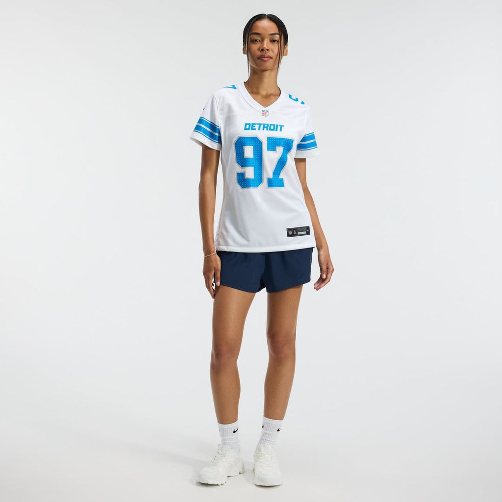 Aidan Hutchinson Detroit Lions Women's 2nd Alternate Game Jersey - Black