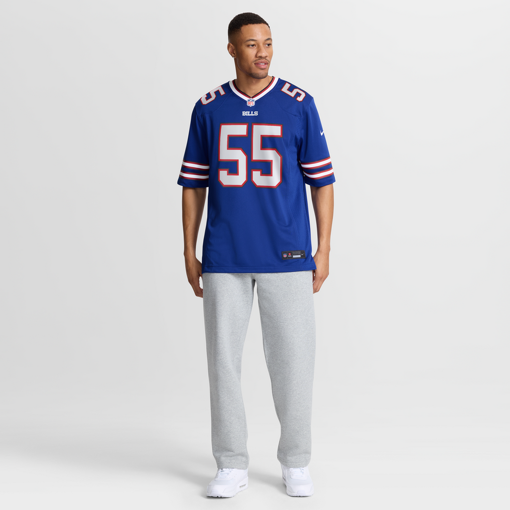 Michael Hoecht Buffalo Bills Team Game Jersey - Royal